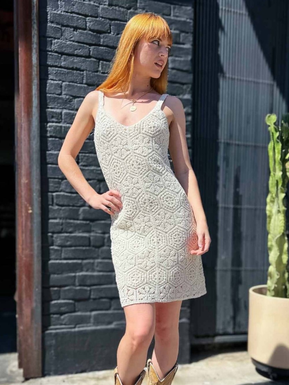 NWT • z supply allure crochet mini dress - size small - Picture 3 of 7